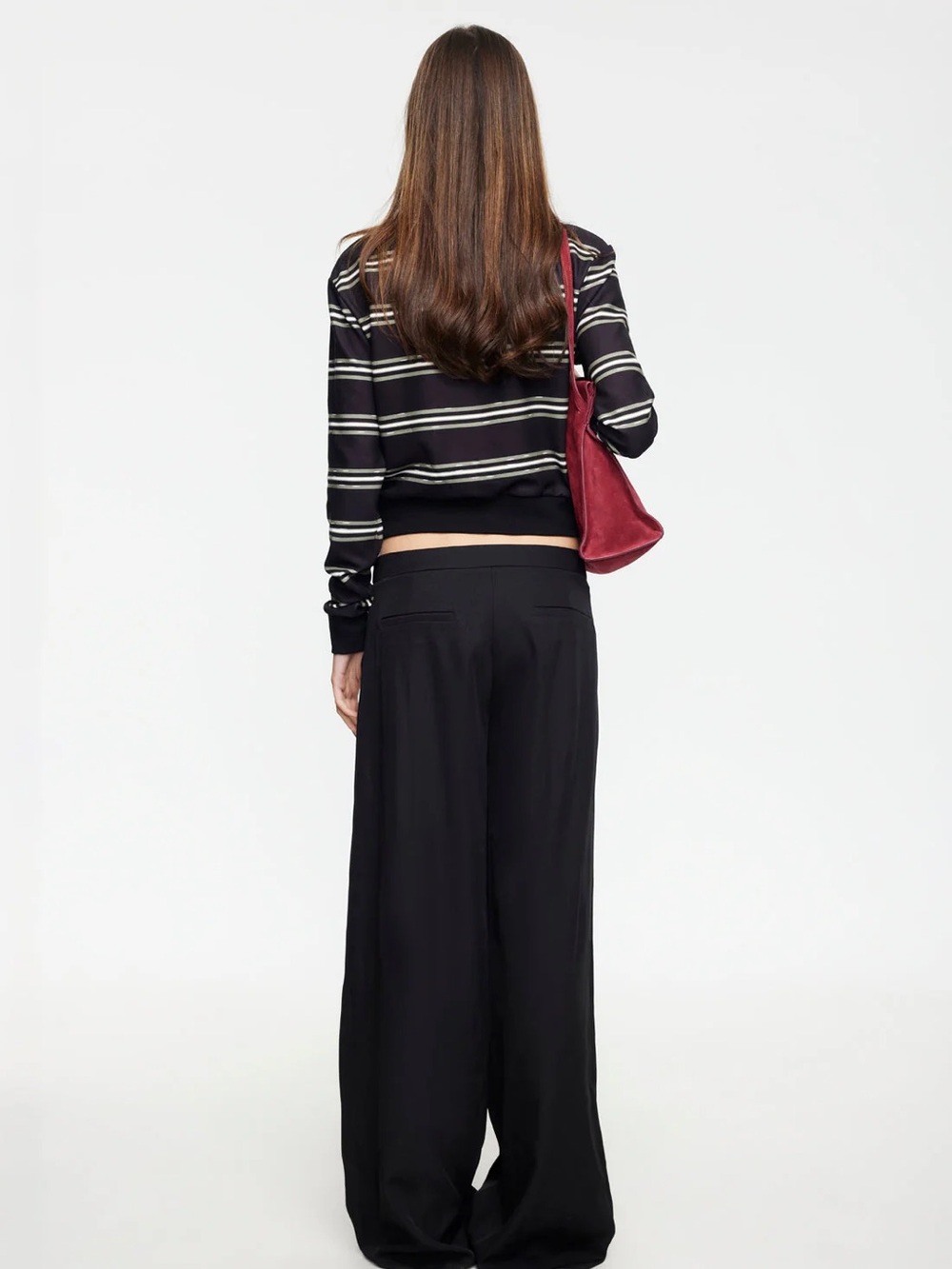 LIONESS | JETSET LONG SLEEVE | NOIR STRIPE | 1J - Picture 4 of 5